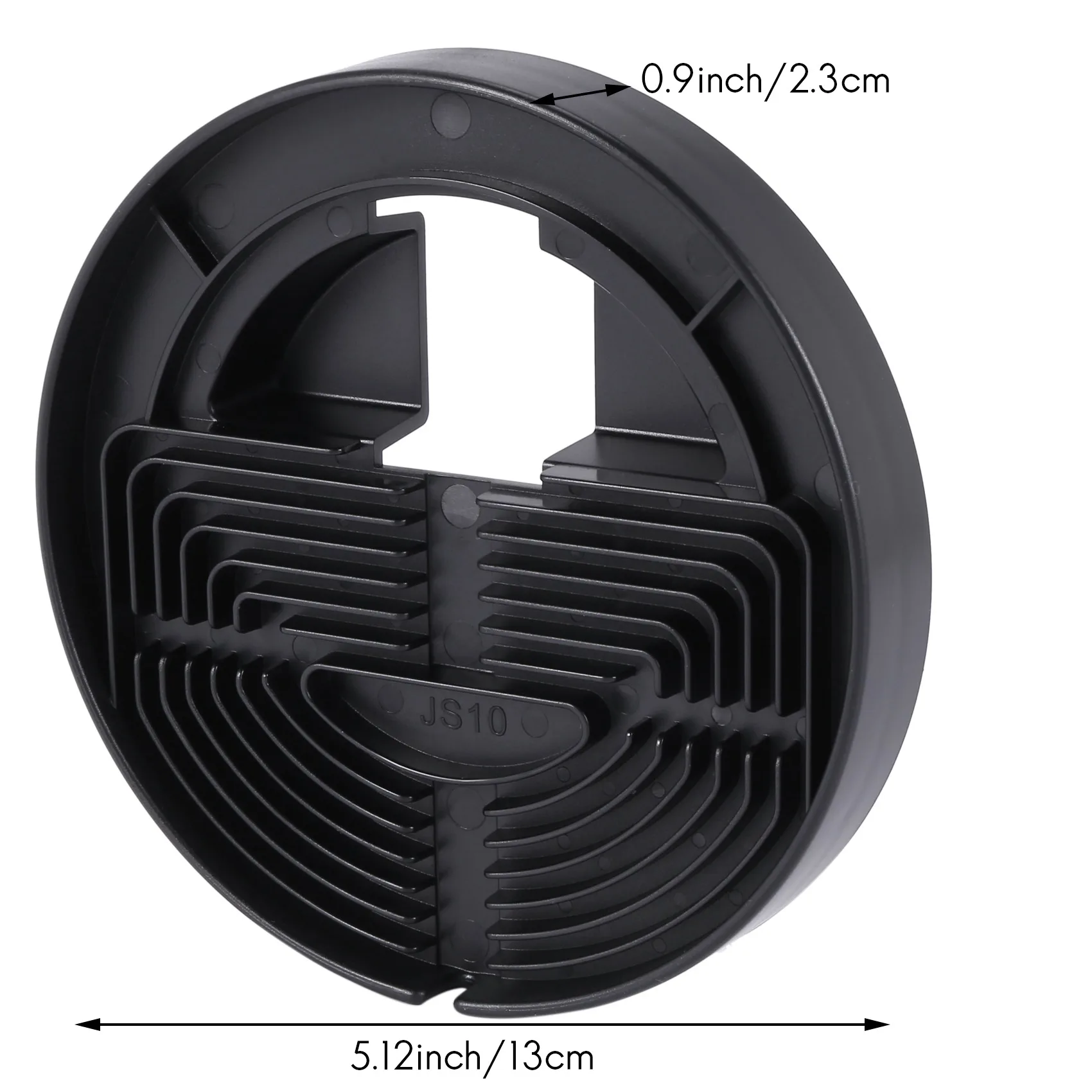 لحامل تخزين كابل الطاقة الخالي من اللكمات لقاعدة (أسود)