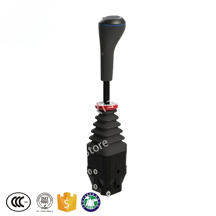 Construction machinery parts Hydraulic valve joystick control Heavy duty joystick with u-clamp cable