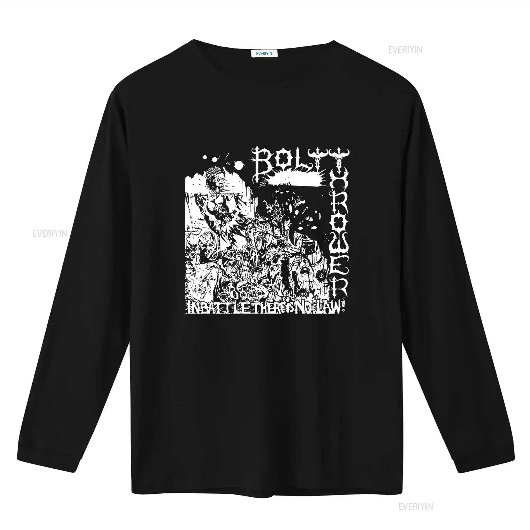 Bolt Thrower In Battle There Is No Law T Shirt Heavy Metal Band Design Size Large Perfect for Fans of Obituary Carcass Death