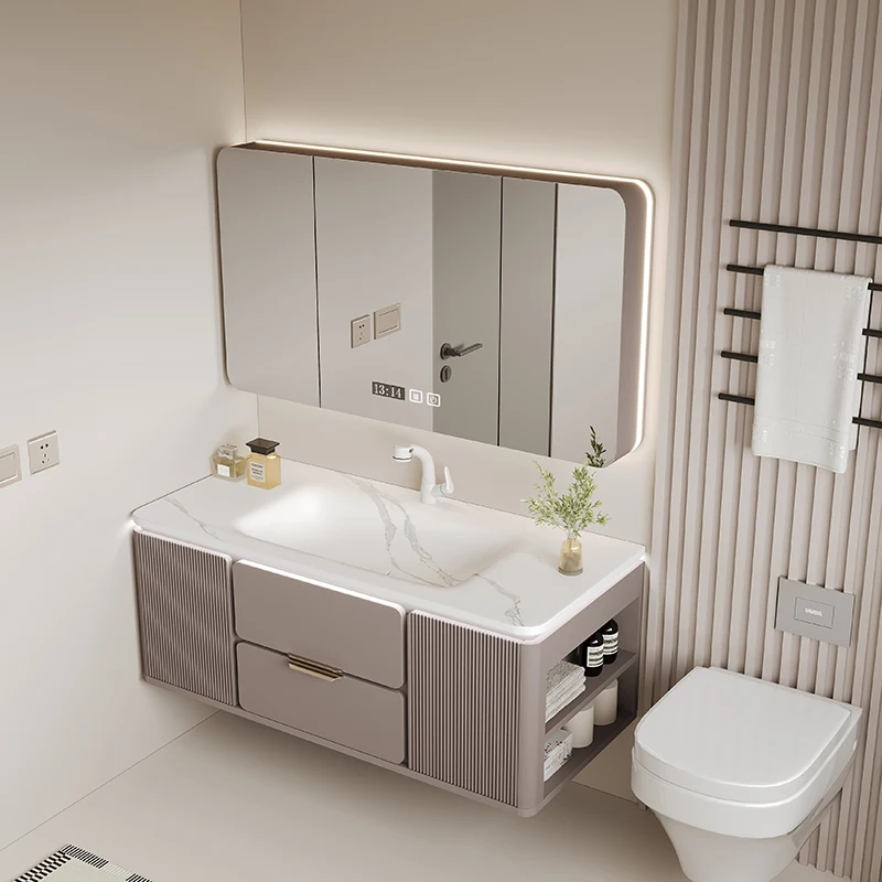 

accent nordic bathroom cabinet luxury designer modern aesthetic Safe cheap fashion cupboard big size gabinete salon furniture