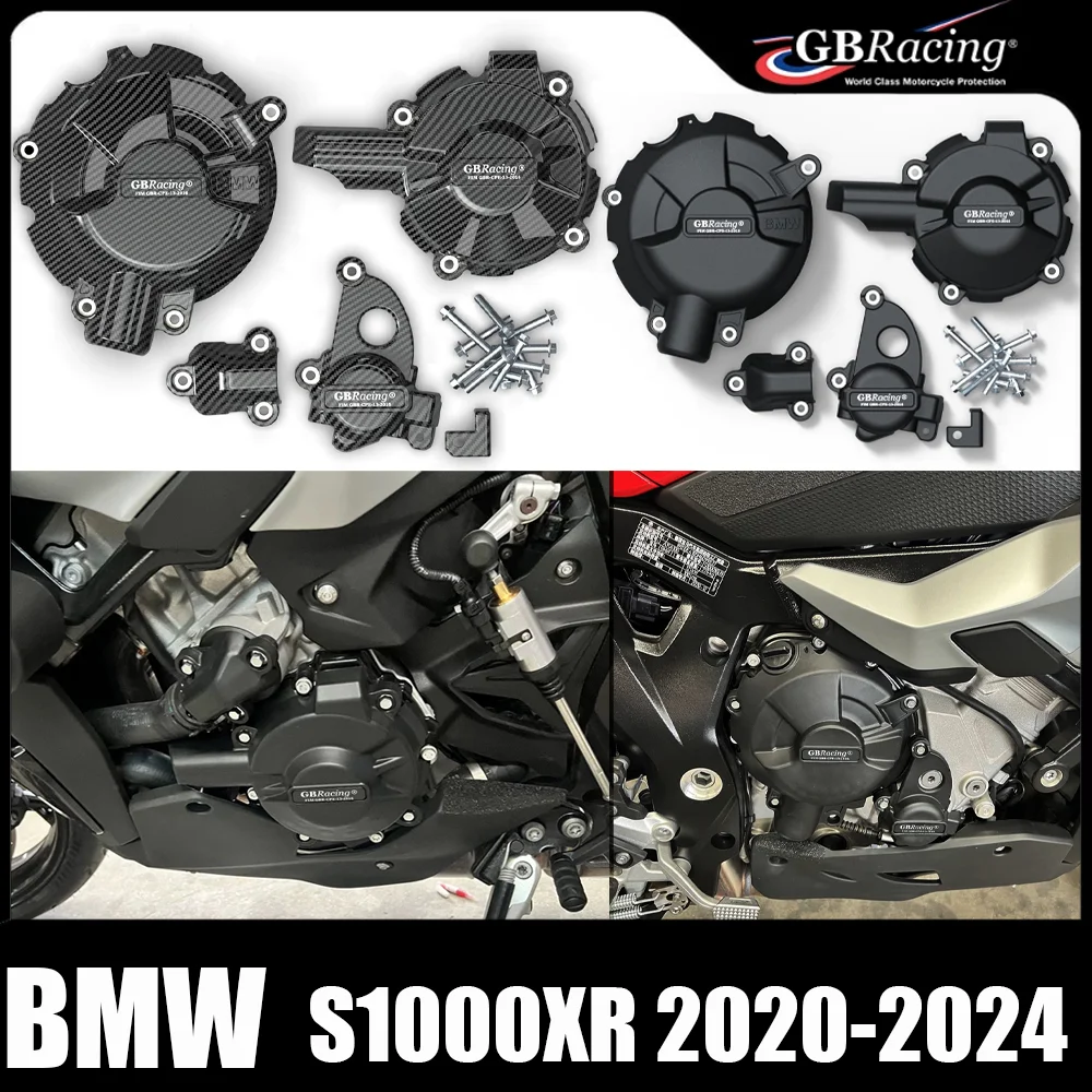 

For BMW S1000XR 2020-2024 Motorcycle Engine Cover Clutch Cover Protection Set Accessories