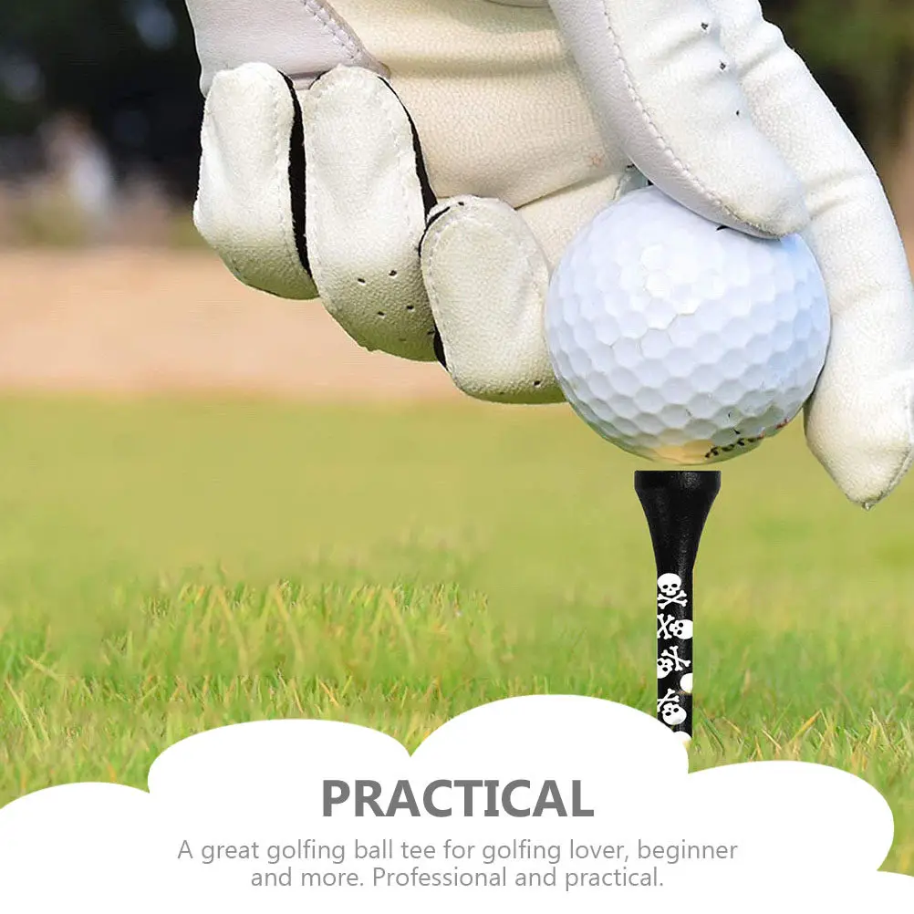 10Pcs Golf Ball Tees Holder Lightweight Portable Golfing Tee Support for Beginners Improves Distance Golf Accessories Golfs Tees