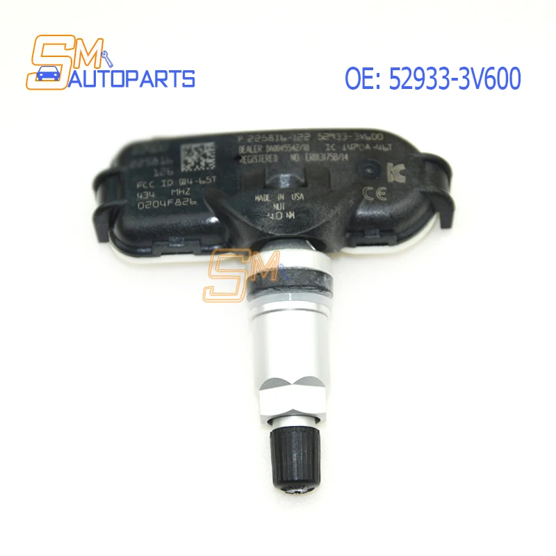 1PCS 52933-3V600 TPMS Tire Pressure Monitoring Sensor For Hyundai Grandeur i40 Rio Hi-Line Azera HG 2014 2015 2016 2017