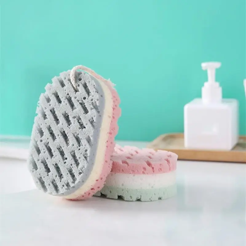 1pc Body Scrubber Bath Body Exfoliante Sponge Exfoliating Massager Scrub Sponge Shower Brush Skin Cleaner Dead Skin Remover Tool