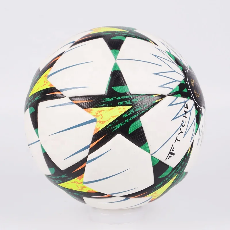 Custom Professional Thermal Bonded Nylon Wound Soccer Balls Size 5 Official Match Standard Indoor Outdoor Football