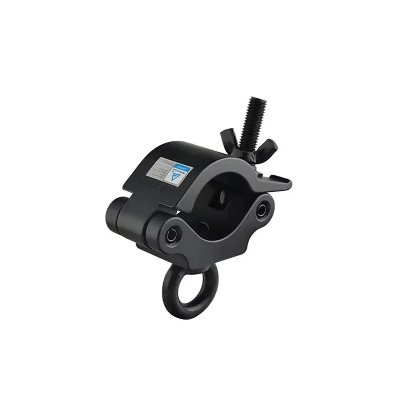 10-Packs Aluminum Alloy Eye Clamp with Eyebolt 200kg Capacity for Display Trussing Stage Equipment Beam Lighting Load