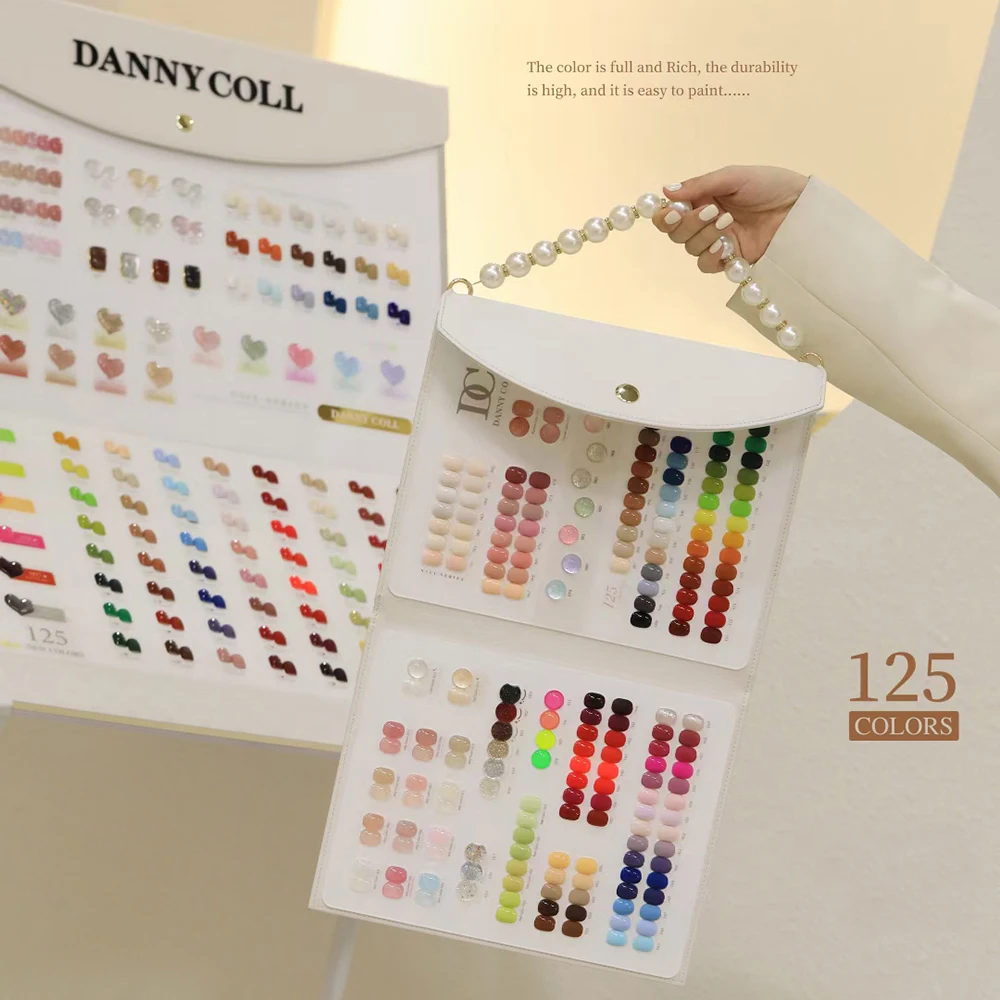 125 colori smalto Gel di fascia alta Set di Gel UV con Display a colori libro forniture per unghie con vernice semipermanente per Nail Art professionisti