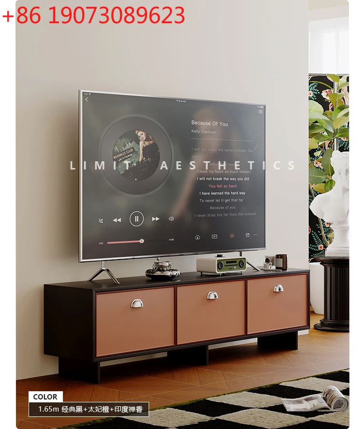 

Телевизор, покраска, напольный шкаф на заказ, низкий шкаф в стиле ретро, ящик для хранения.