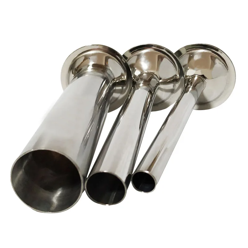 5.7cm Base Diameter Food Grade Sausage Stuffer Filling Tubes Funnels Nozzles Parts Filler Tube 1.2/1.9/3.2cm