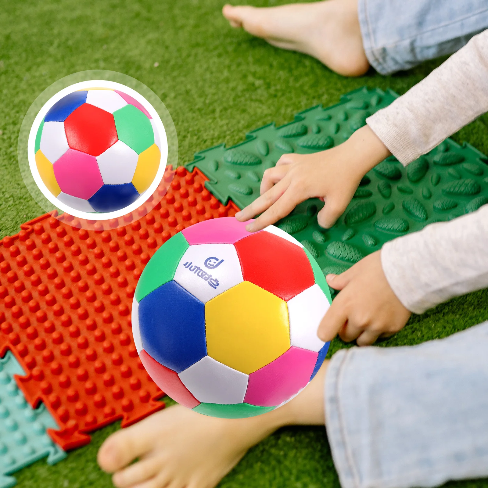 

Soft Silent Football Toddler Soccer Toy Kids Lightweight Balls Plaything Bouncy for Toys Toddlers
