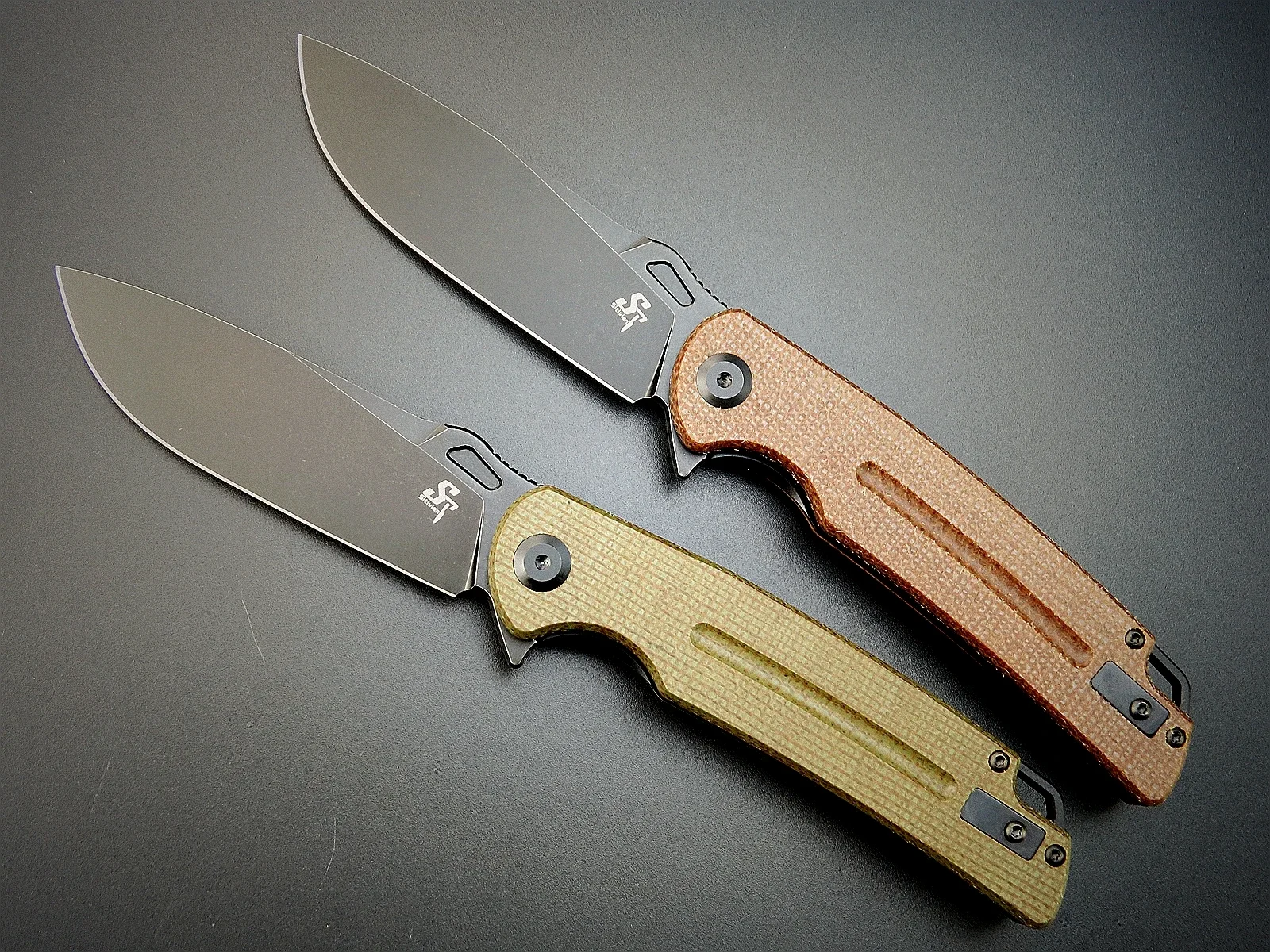 Imagem -02 - Sitivien-faca Dobrável com Satin Blade Micarta G10 Handle Ferramenta Edc para Trabalhar ao ar Livre Caminhadas Camping Collection St137 d2