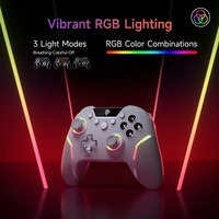 EasySMX X20 Wireless Gamepad Enhanced Controller Compatible with PC,NS,TV,Phone,Laptop, Hall Micro Triggers Joystick RGB Effect