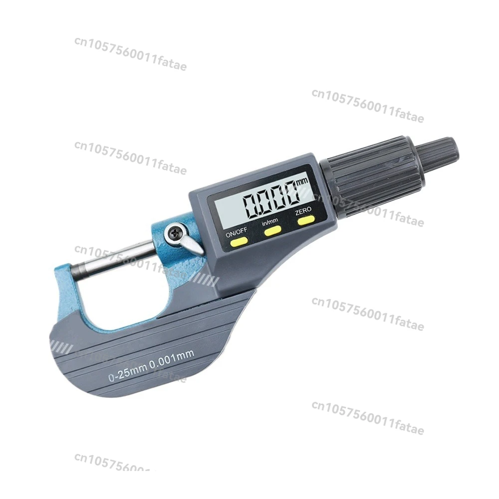 Outer diameter micrometer 0-25mm high precision 0.001 electronic digital caliper spiral micrometer