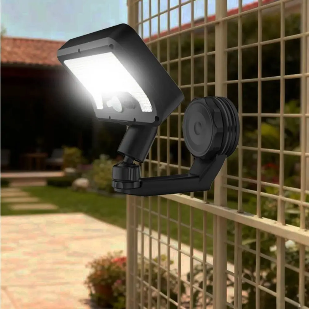 Foldable Solar Wall Light 92 LEDs 180 Degree Motion Sensor Auto On Off Magnetic Base Waterproof for Garden Yard Outdoor Decor