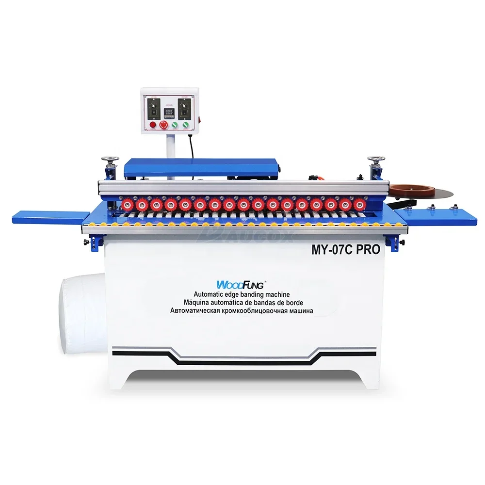 Effective Woodworking Full Automatic PVC Edge Banding Edgebander hine for Furniture Sealing