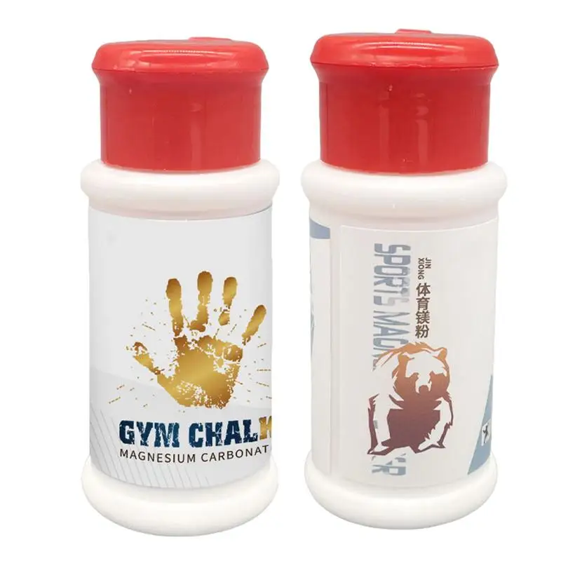 

Weight Lifting Chalk Anti-Slip Sweat Absorbing Hand Chalk 60ml Lightweight Magnesium Powder Fitness Supplies For Weightlifting G