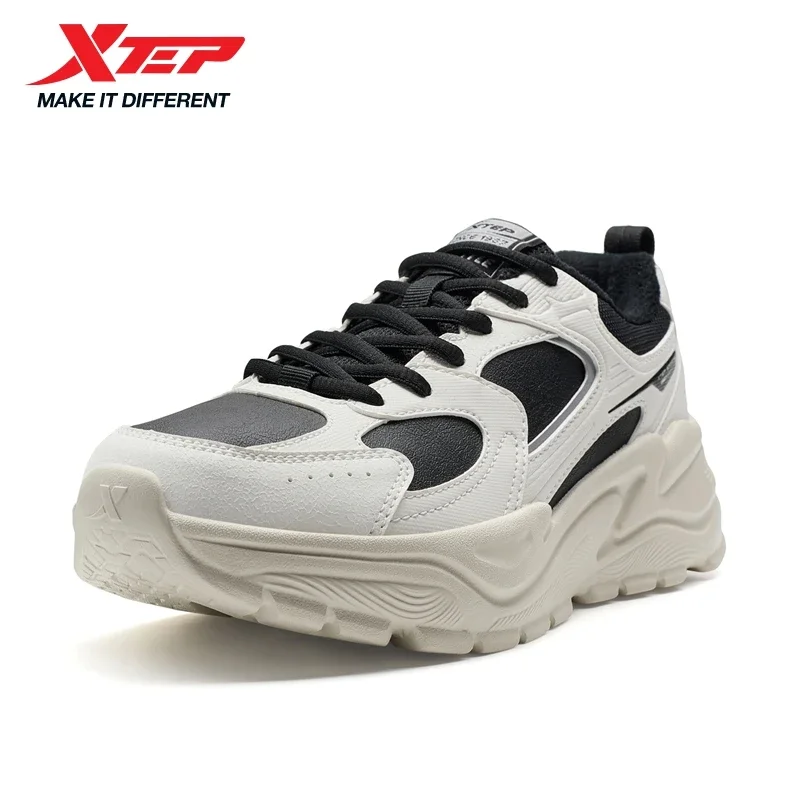 

Женские хлопковые кроссовки Xtep, новинка зимы 2025, модные удобные кроссовки для отдыха в стиле ретро, легкая поверхность для бега 875418370014