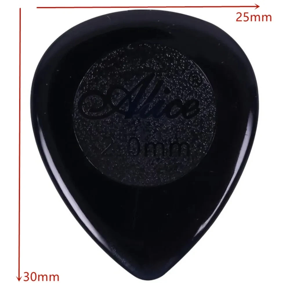 6 Pz Alice Stubby Plettri per Chitarra ABS Plettri Grandi Stubby Grande Spessore 1mm 2mm 3mm Plettro per Chitarra Accessori per Chitarra