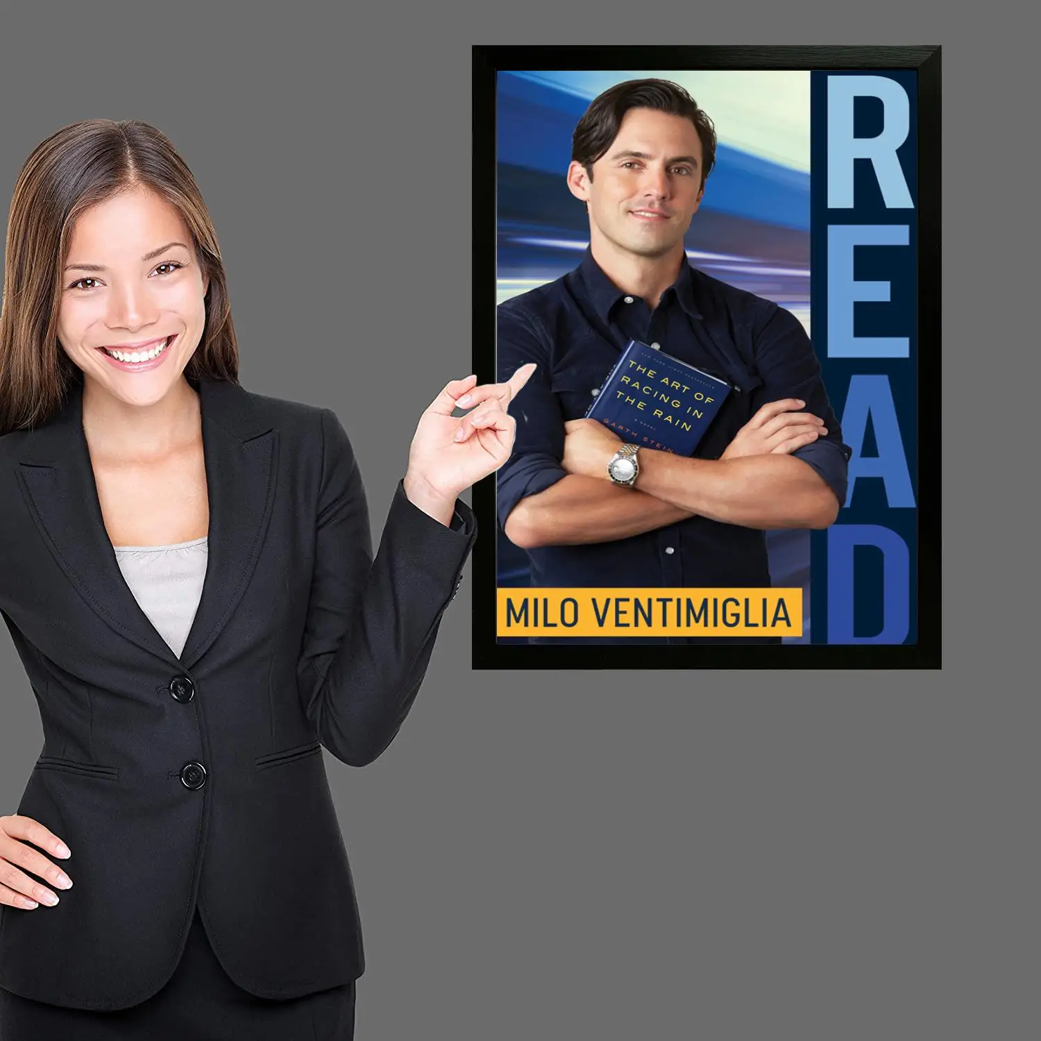 ملصق فني قماشي من Milo ventimiglia، طباعة صورة فنية جدارية، ملصقات ديكور غرفة نوم عائلية حديثة، لوحة زخرفية #4