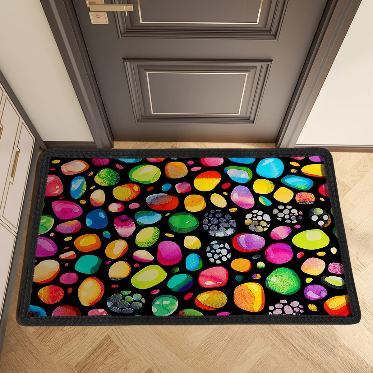 Colorful Welcome Entrance Doormat Outdoor Room Area Rugs Floor Foot Mats Hallway Door Mat Home Decor For Living Room