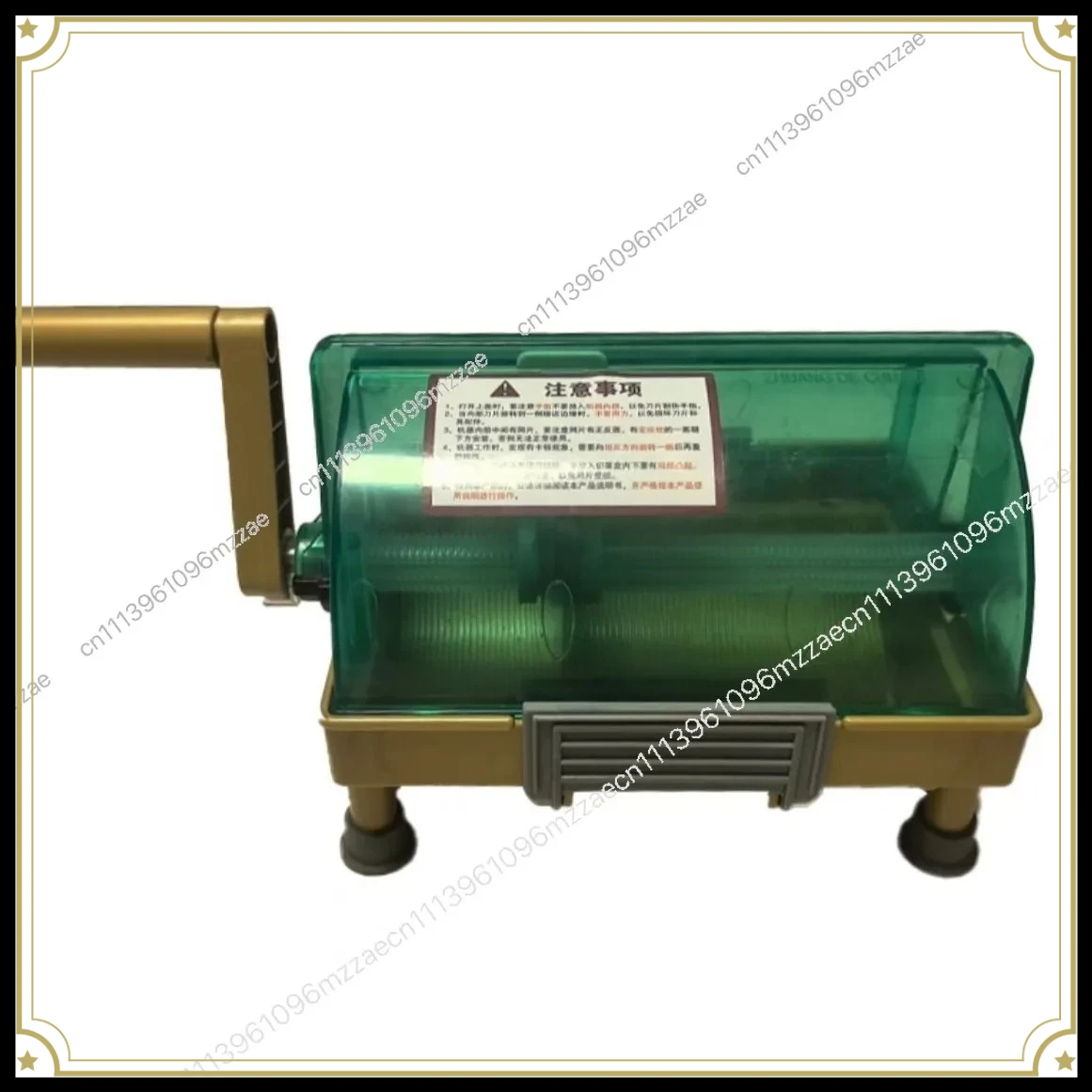 Vegetable Cutter Hand-cranked Multi-function Millet Spicy Scallion Coriander Commercial 3mm Thick Barbecue Shop Vegetable Cutter
