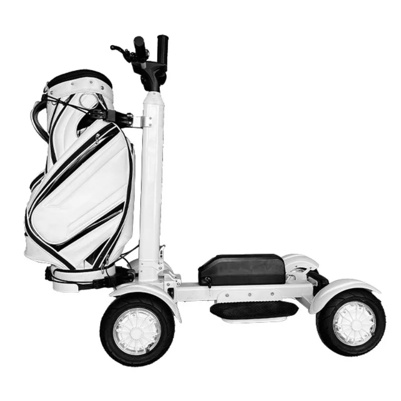 

Golf cart 2400W rear double drive foldable golf can play 18 holes of golf