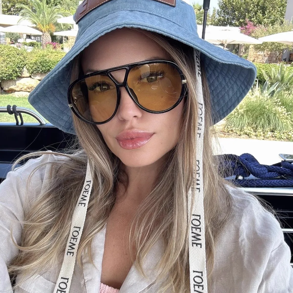 Vintage y2k Big Frame Pilot Sunglasses Women For Men Popular Luxury Brand Designer Sun Glasses Punk Rivet Oversized Eyeglasses image 4
