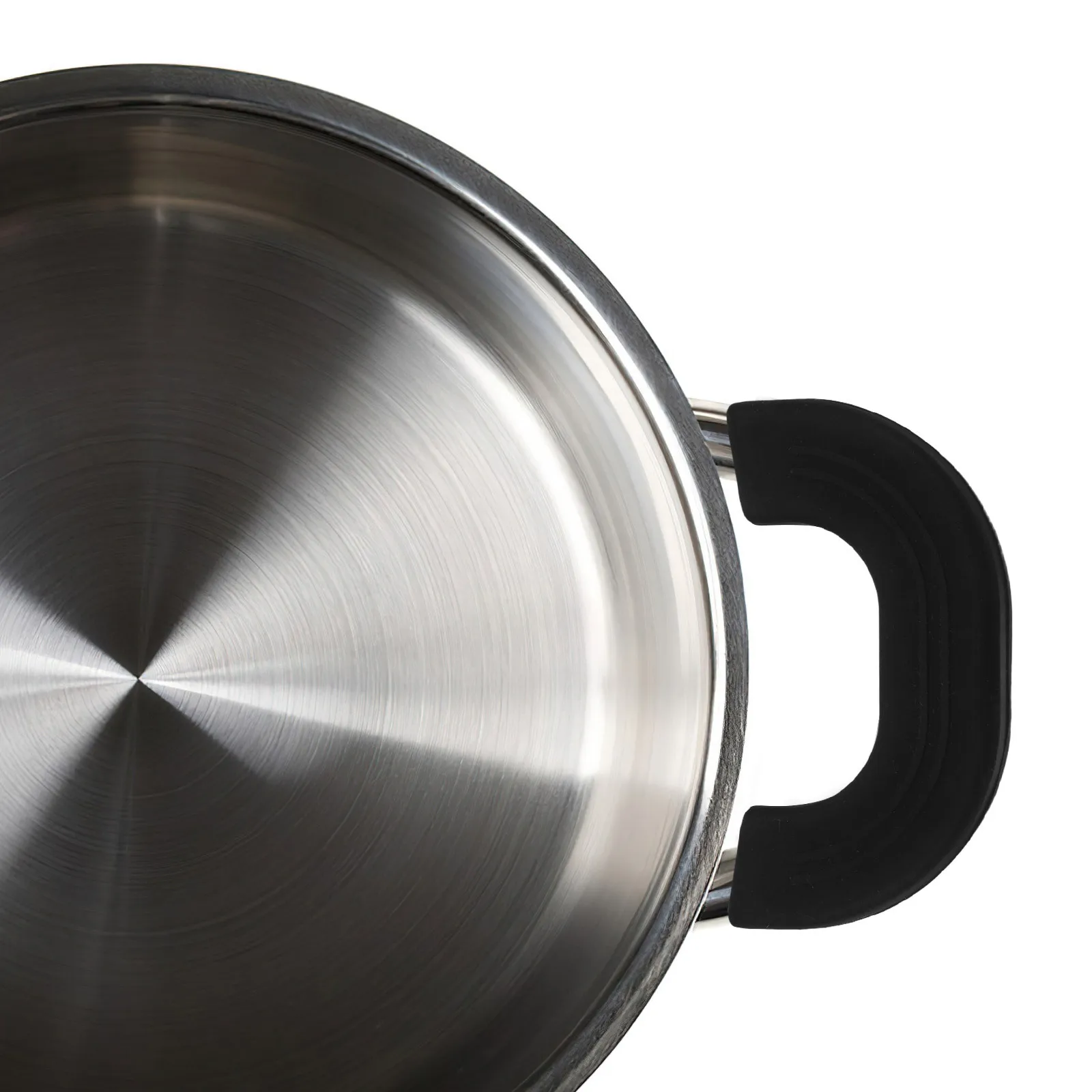 6 قطعة وعاء سيليكون مقبض يغطي مقاومة للحرارة مكافحة تحرق كم المطبخ بوثولدر حامي قفازات الفرن وعاء قبضة كم #2