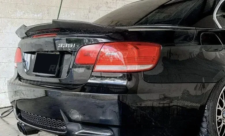 Car Rear Trunk Spoiler PSM Style Car Rear Spoiler Body Kit For BMW E92 M3 330i 330d 335i 328i 2006-2010 Car Accessories view 6