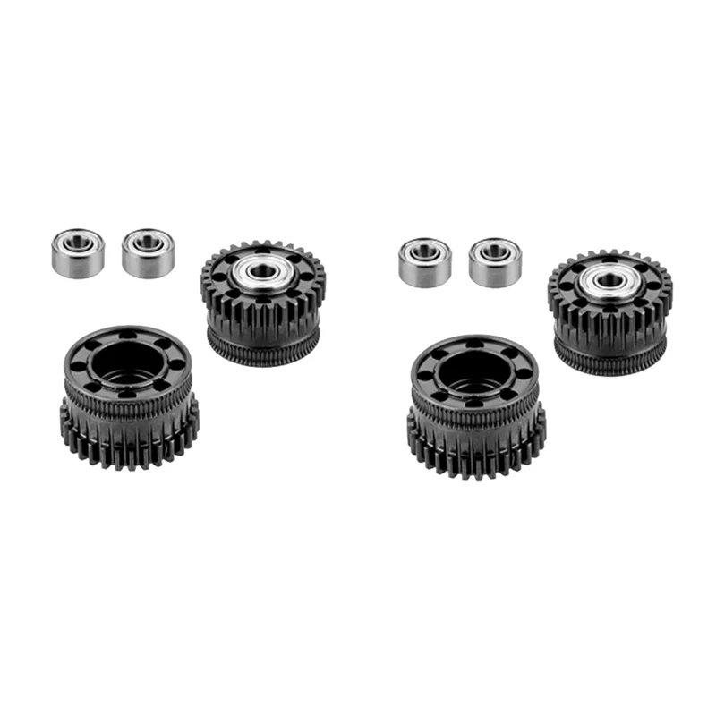 ABZW 2 Set Per Creality K2 Plus Ingranaggio Estrusore Tutto in Metallo Filamento Drive Gear Alta Durezza Indossare Rivestimento DLC Per K2 Plus Gear