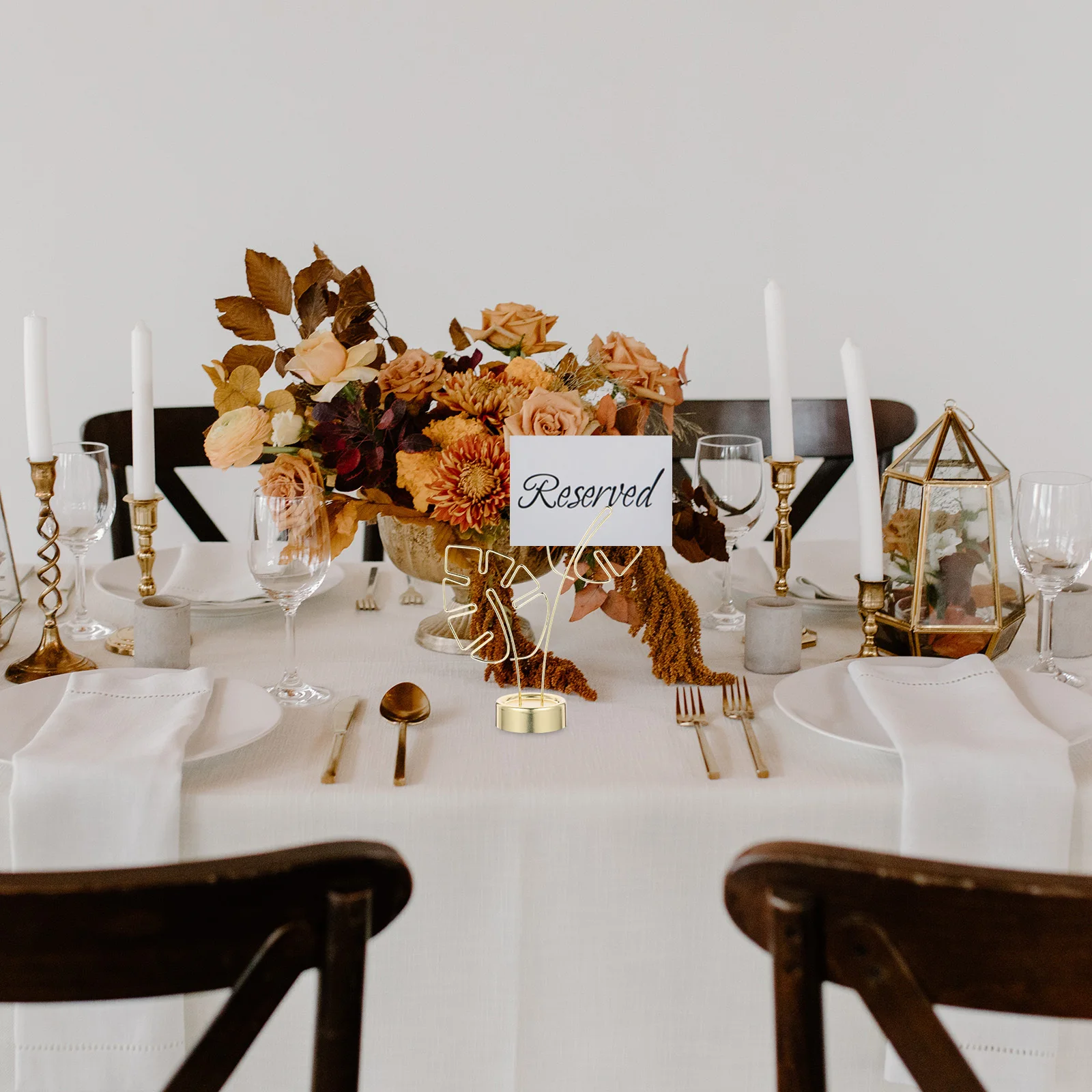 

Metal Name Card Holders Monstera Shape Desktop Organizer For Wedding Party Table Number Stand Photo Clip Memo Clamp Iron