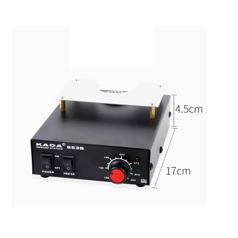 

KADA 853 853B 220 В/110 В 540 Вт станция предварительного нагрева для BGA PCB станция переработки BGA предварительного нагрева/станция распайки горячим воздухом
