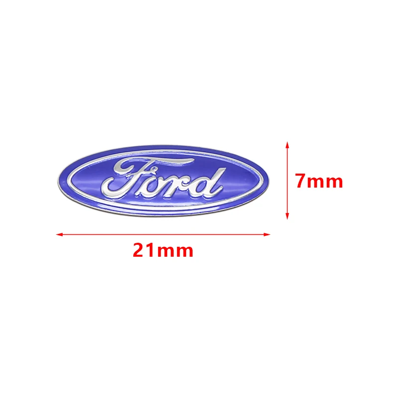 21MM Ford Logo Car Remote Key Exquisite Emblem Sticker For F150 Focus Ranger Fiesta Transit Mustang Mondeo Escape MK2 MK3 Fusion - view 2