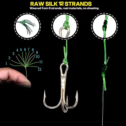 Imagen 2 del producto VIKINGAR 1000M 12 hebras hilo de pescar trenzado súper fuerte Japón multifilamento PE línea duradera X12 300M 500M hilo de pescar de carpa