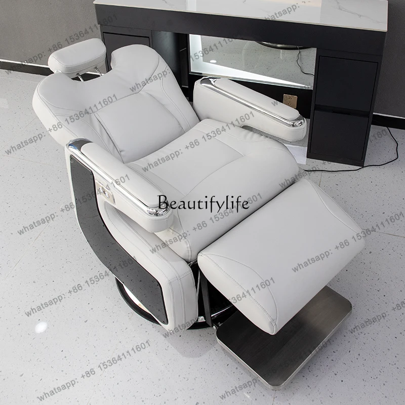 X4 Hair salon Smart electric reclining chair rotating lift headrest hair salon
