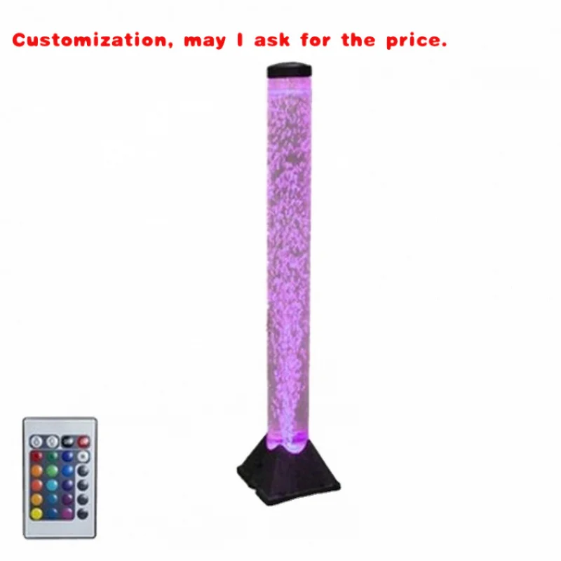 custom.Customized Modern Acrylic Bubble LED Light Tube Hot Sale Movable Decor Lamp with Effect Panel Technics