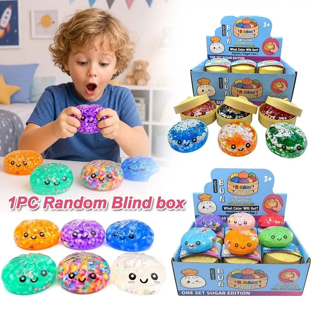 Fluid Squeeze Dumplings Squeeze with Steamer Slow Resilience Bubble Bead Soft Steamed Bun Squeeze Pinch Le Home Decoration