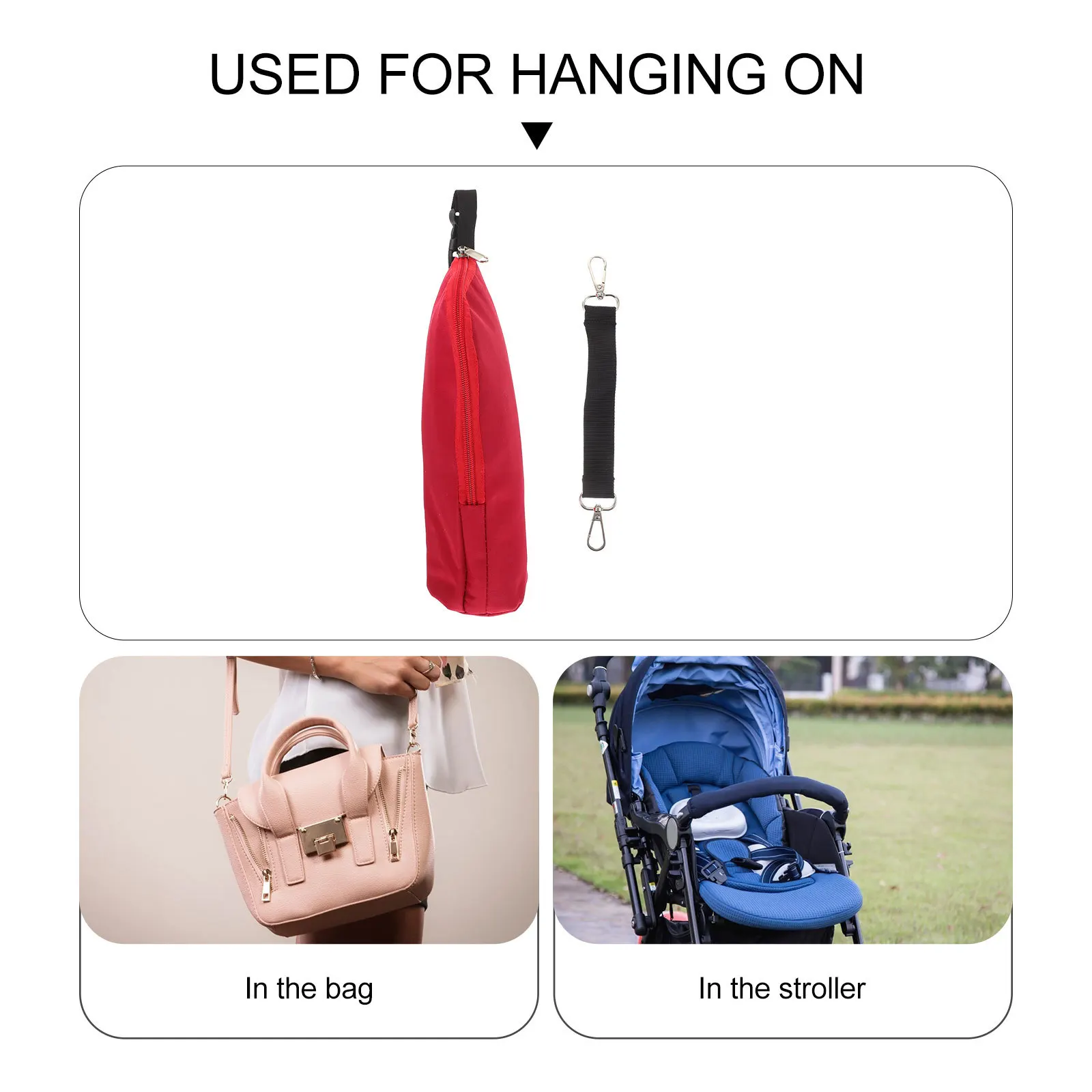 

1 комплект, портативная термосумка для детской бутылочки, изолированная сумка для бутылочки с молоком, подвесные зажимы, сумка для хранения коляски для кормления и кормления