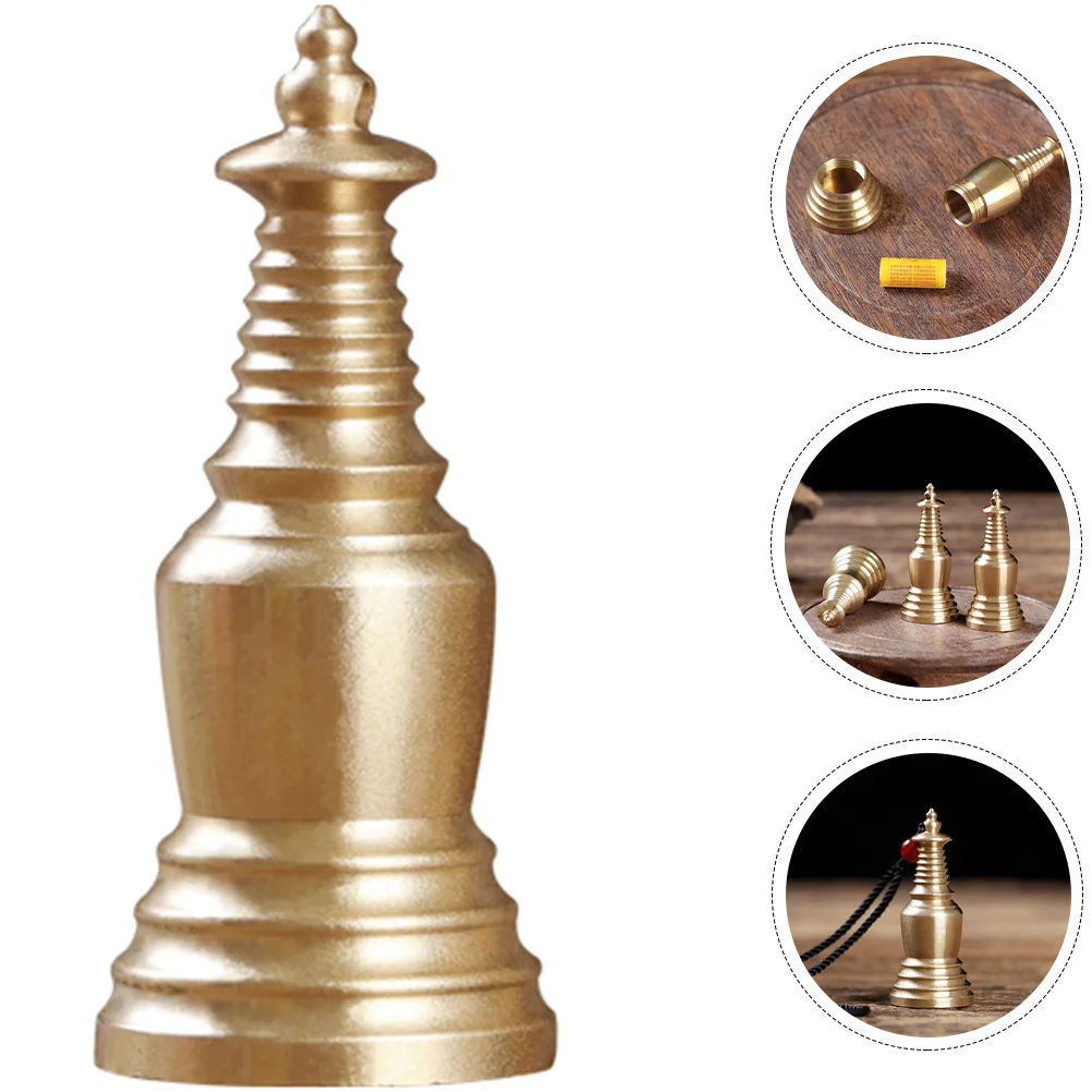 

Brass Stupa Pendant Charm Style Buddha Pendant for DIY Jewelry Making Necklace Charms Charms for Jewelry Making