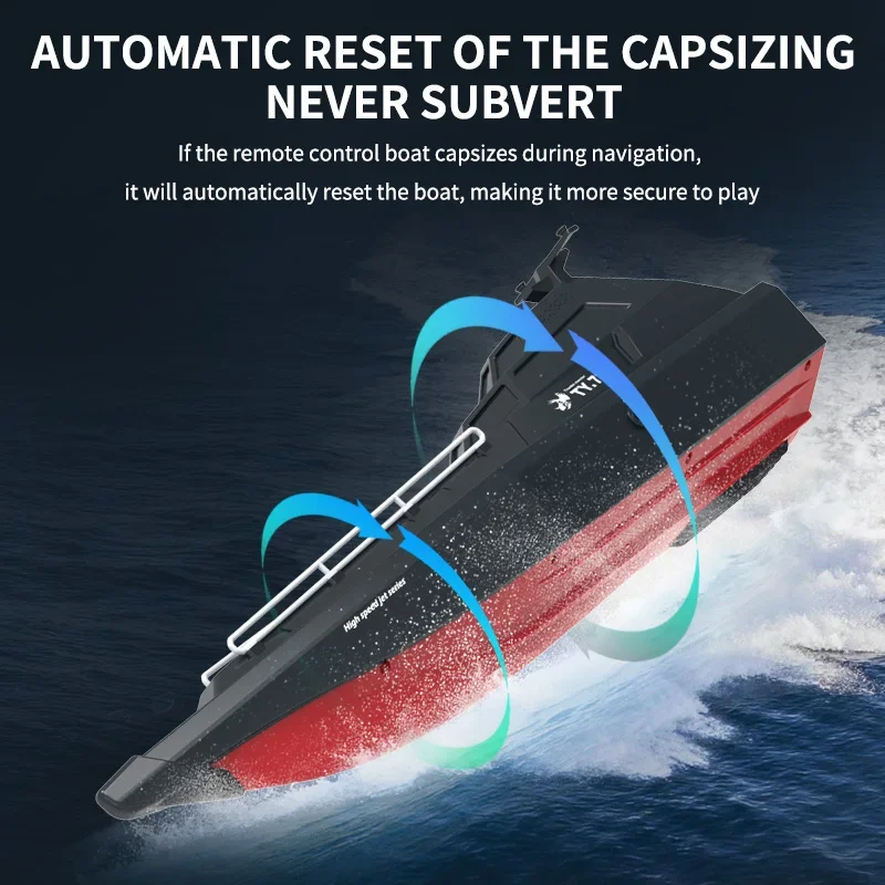 2.4GHz TY727 RC TURBOJET PUMP High-Speed Remote Control Jet Boat Low Battery Alarm Function adult Children Toy Gift