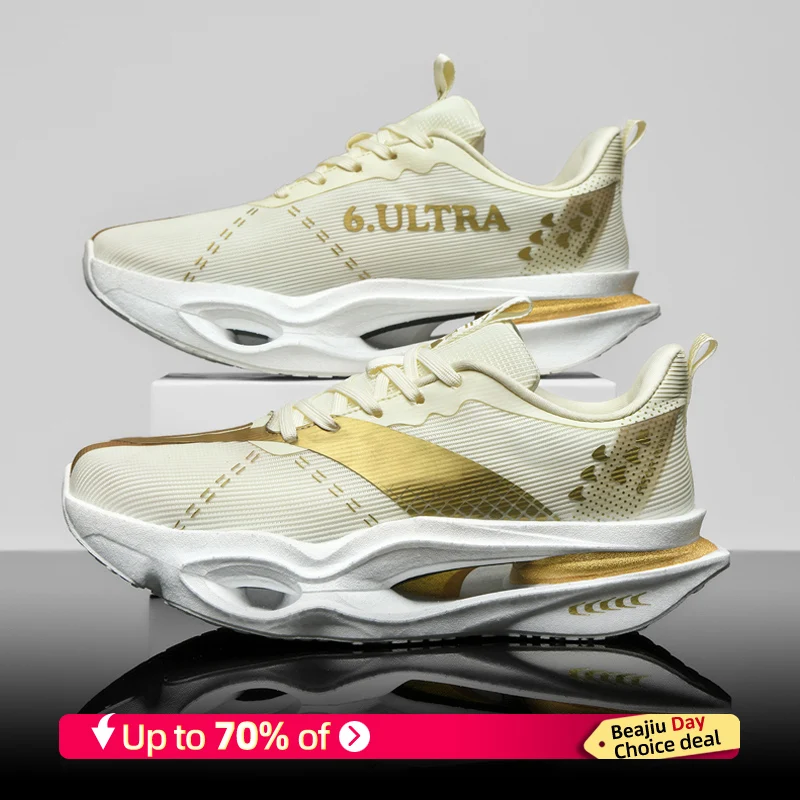 

Men Sports Running Shoes Casual Marathon Breathable Lightweight Women's Comfortable Athletic Nonskid Walking Sneakers