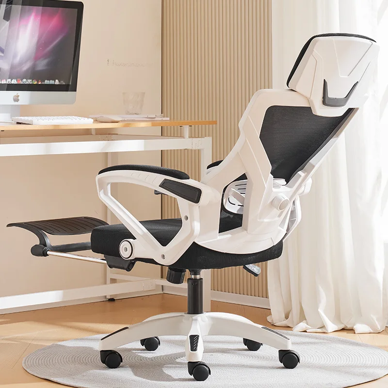 Factory Supplier Ergonomic Adjustable Height Mesh Office Chair Lumbar Support Stainless Steel Frame Modern Design Workshop