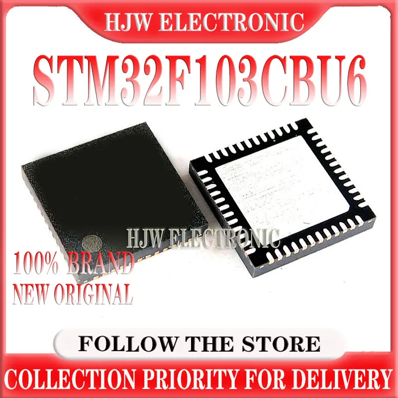 

10-100pcs 100% NEW STM32F103CBU6 QFN-36 ARM Microcontrollers STM32F 103CBU6 Integrated Circuit