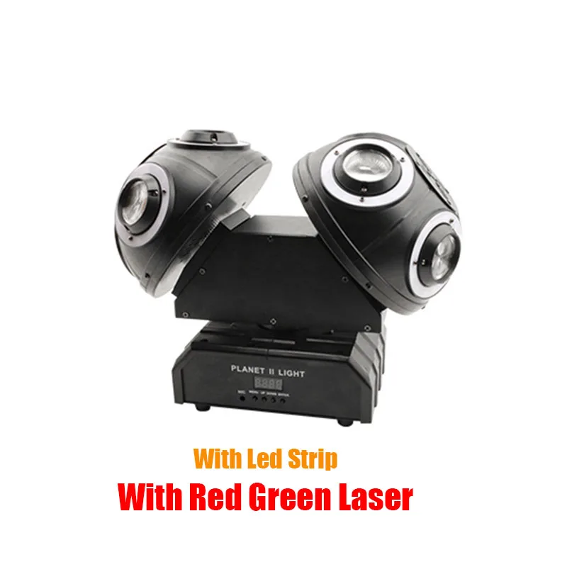 3 Football Led Moving Head WIth RGB Laser Led Strip Light Disco 15 W RGBW 4 IN 1 Stage Effect Light  Unlimited Rotate Led Gallop