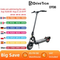 Drive Tron DT08  E-Scooter 1100W Peak Power 48V13AH Battery 10*4 ‘’ Fat Tire Adult Electric Scooter