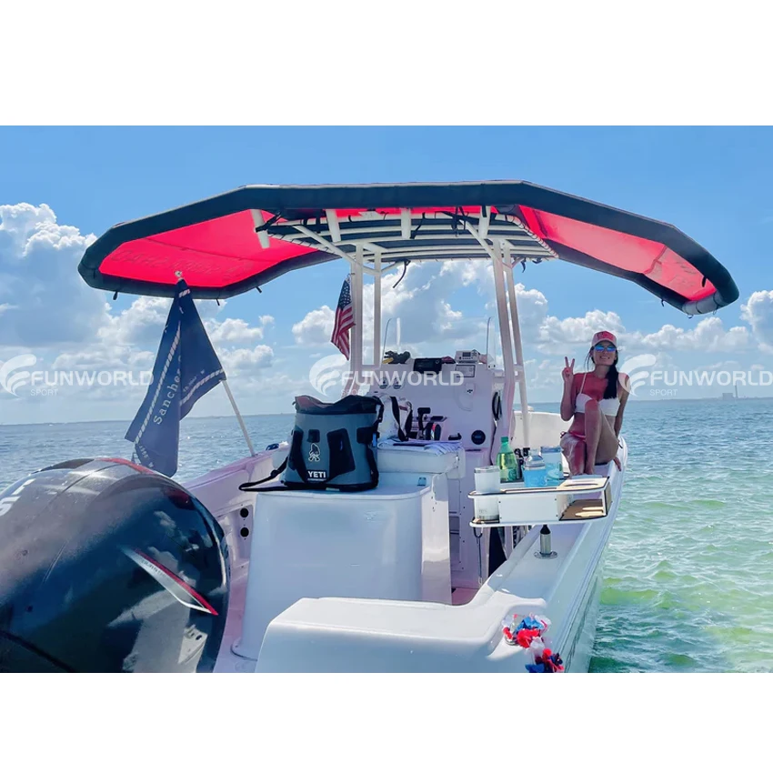 

STLF Summer Inflatable Boat Sun Shade Foldable Sunroof Sunshade Boat Canopy Yacht Awning Accessories