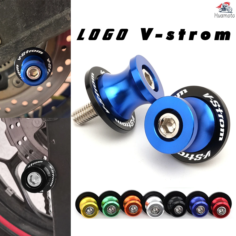 Swingarm Spools For SUZUKI V-STROM 800 DE 1050 DE VSTROM 800DE V STROM 2023 CNC Motorcycle Accessories Sliders Stand Screws M8