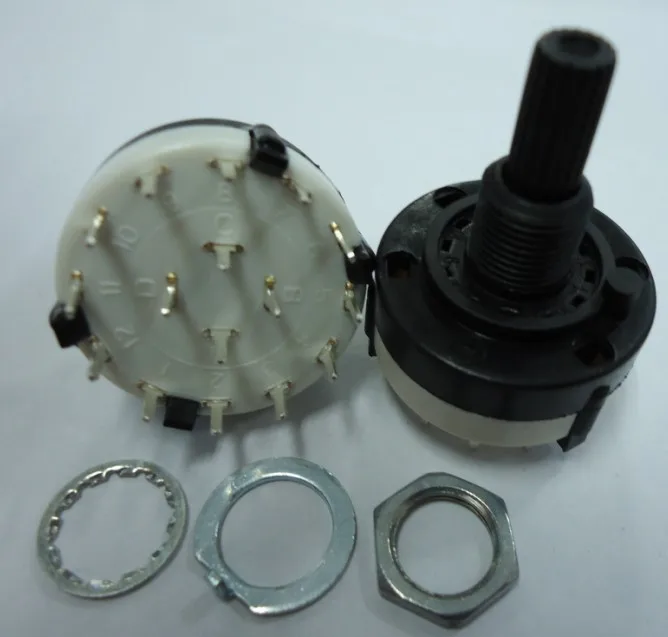 

[ BELLA]Taiwan producing all plastic band switch rotary switch 4 knife block 3 20 axes can be self-regulating environmental temp