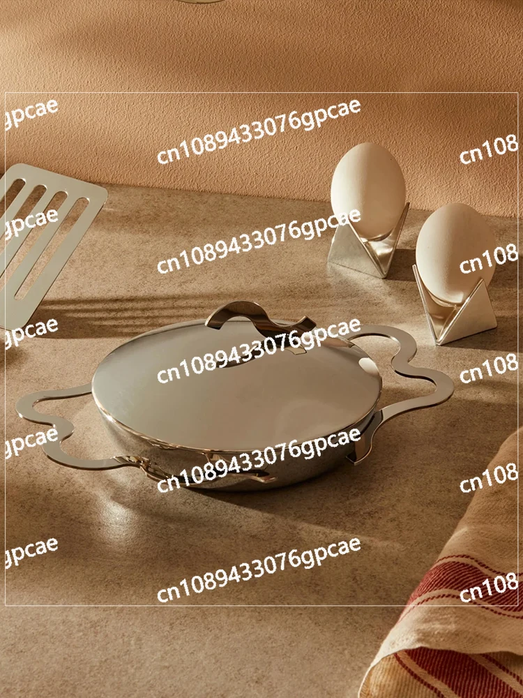 Aluminum Egg Cup Metal Egg Tray Kitchen Creative Tableware Knickknack 2 Pack