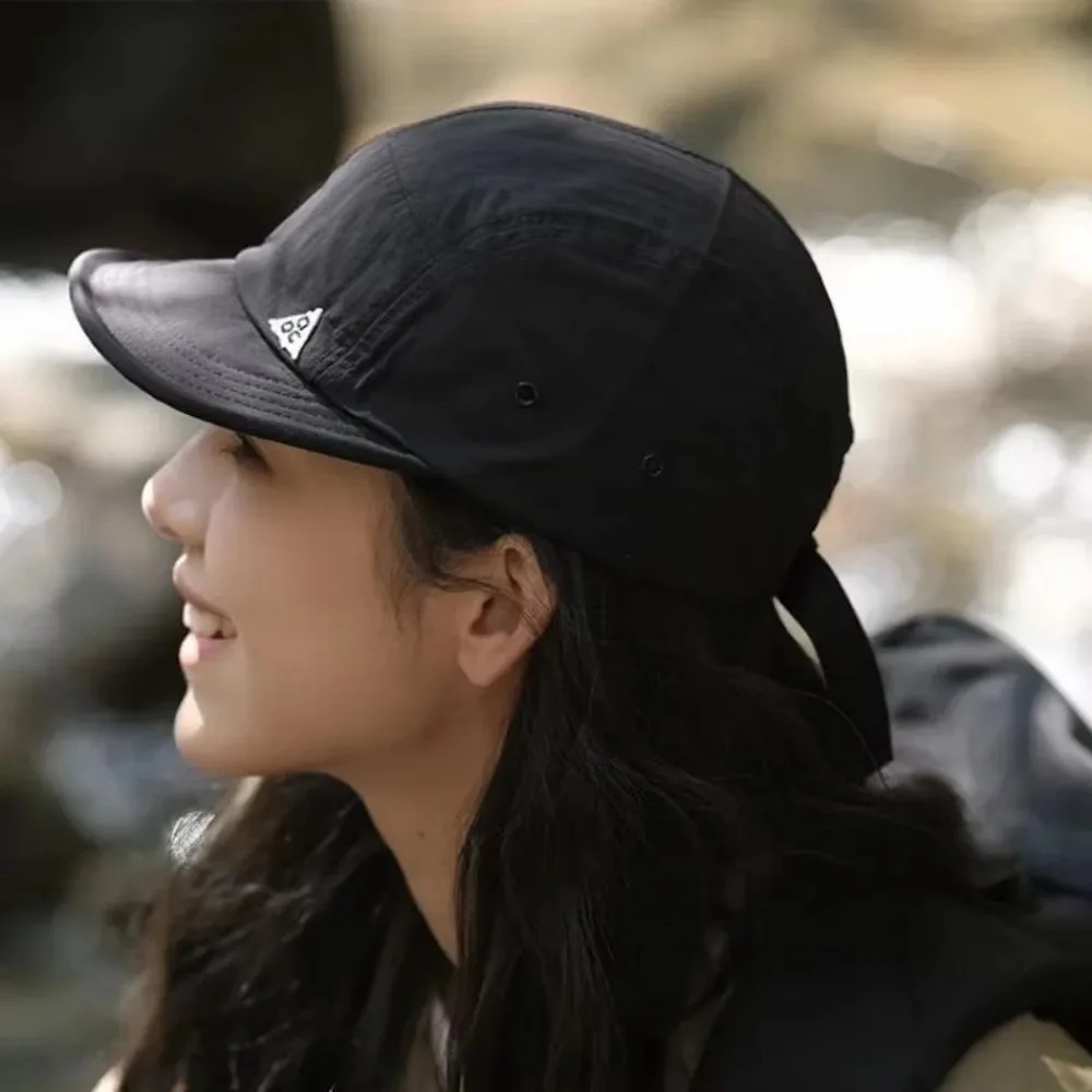 

Casual Short Brim Duckbill Cap Quick-Dry Sun Protection Baseball Cap Adjustable Sun Hat Women Men